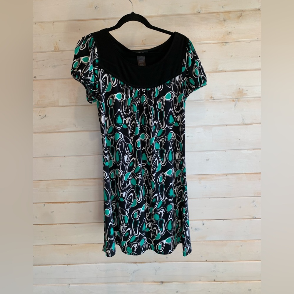 Style & Co. | Green & Black Dress